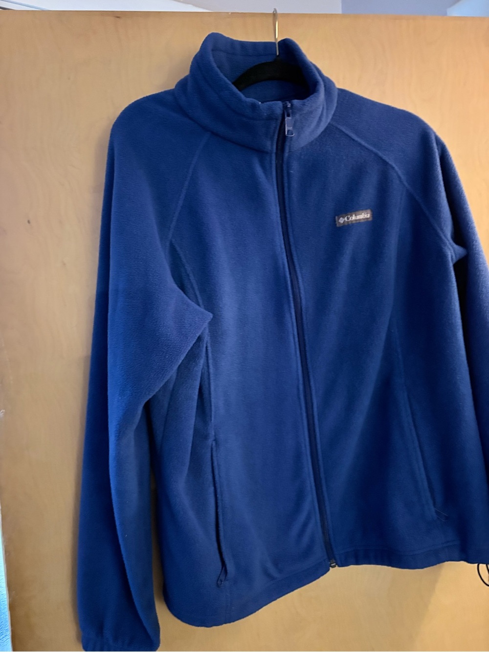 Columbia Men's Navy Blue Full-Zip Performance Fleece Jacket